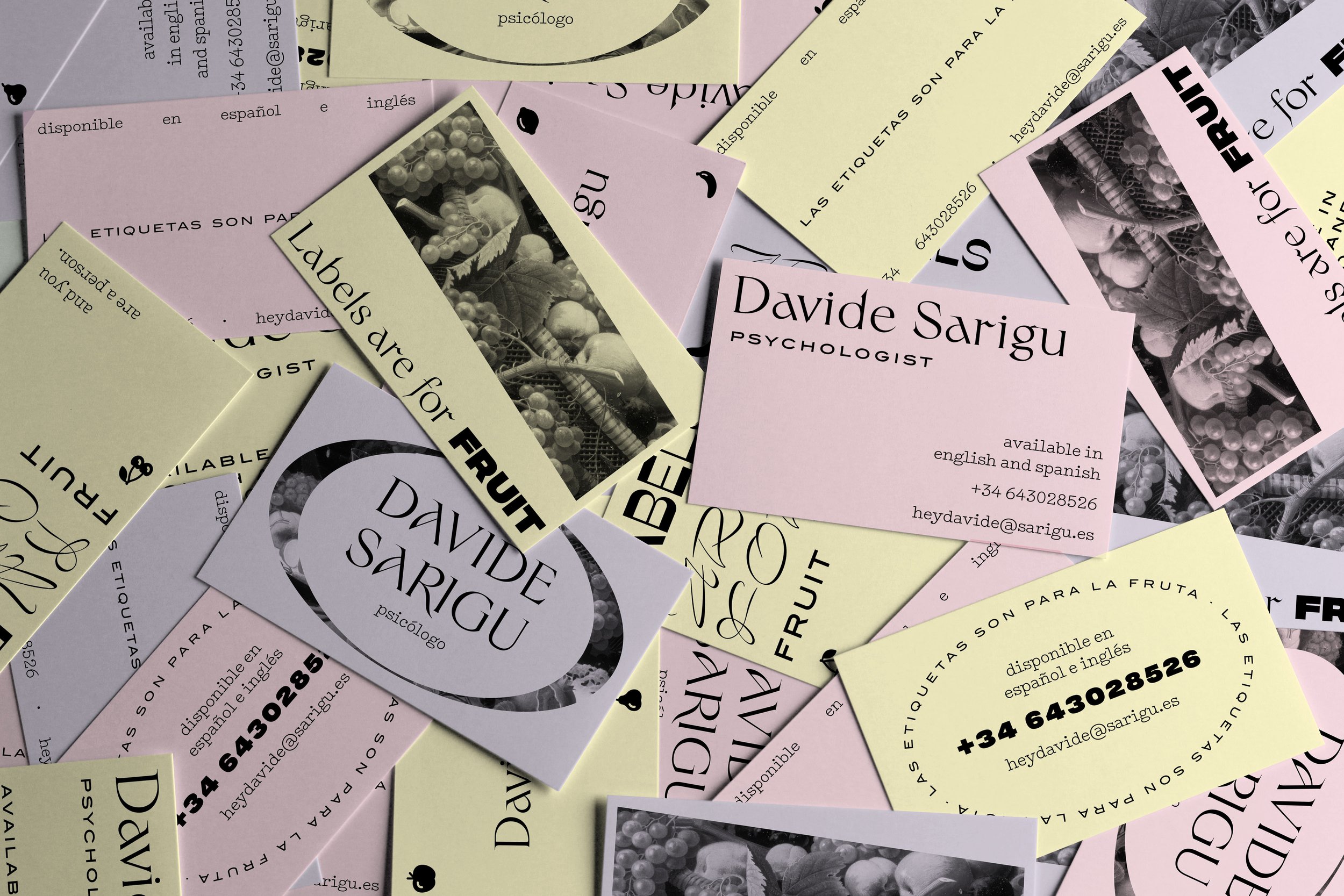 Davide Sarigu brand collateral