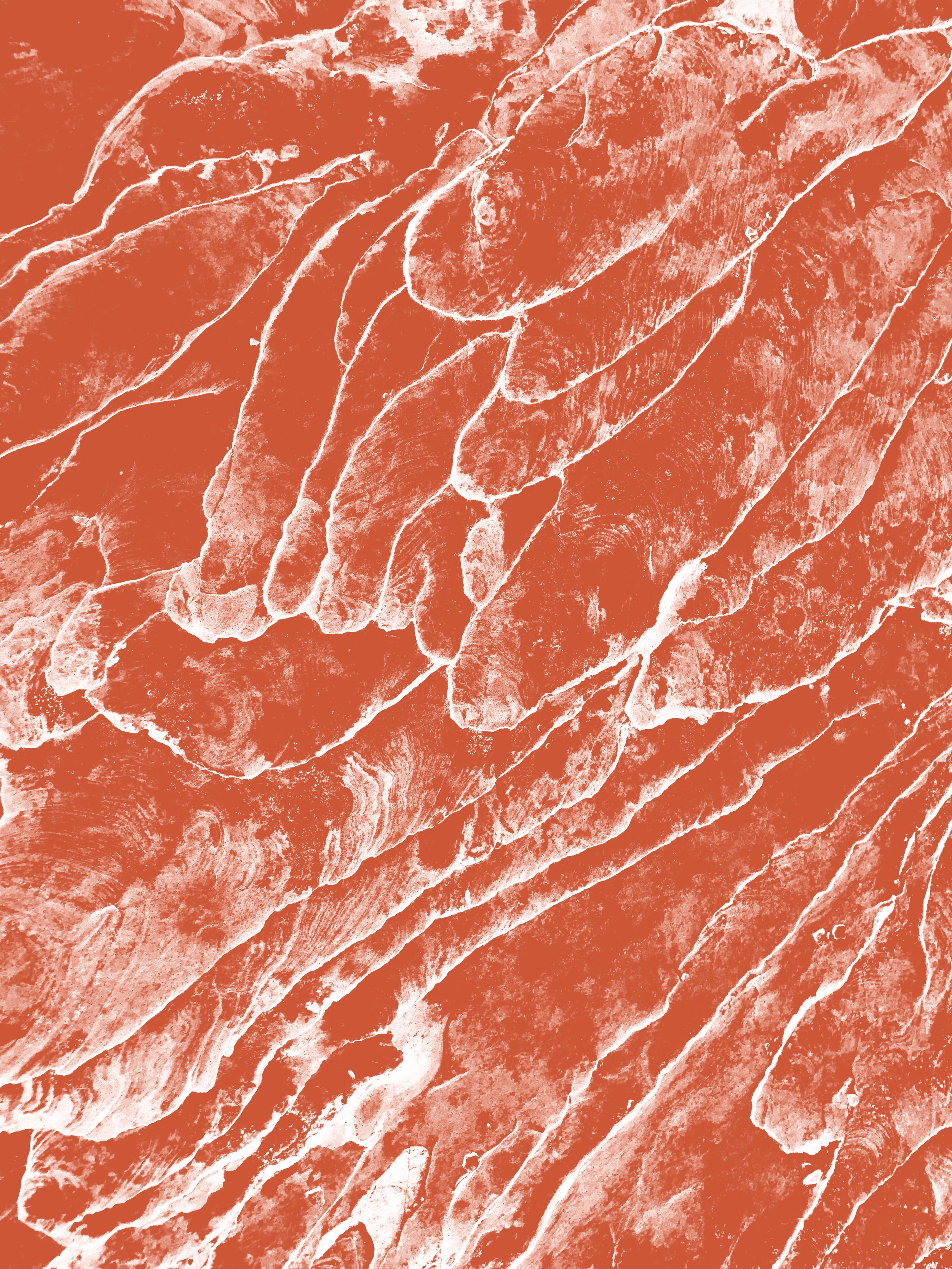 Rust-toned Stilla brand application with photographic texture