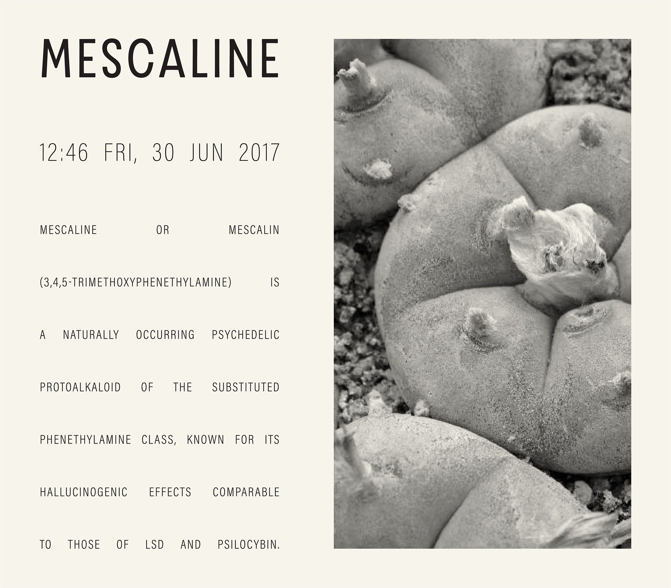 Mescaline page